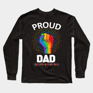 Proud Dad Gay Lgbt Long Sleeve T-Shirt